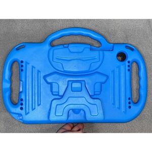 10.5" Children's Boys Super Hero Theme Blue Soft Tablet Case Foam? Handles Stand